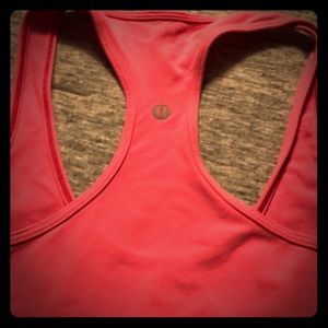 Coral pink tank
